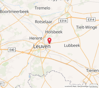 Map of Kessel-Lo, Flanders