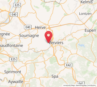 Map of Lambermont, Wallonia