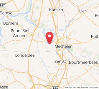 Map of Leest, Flanders