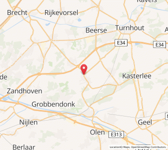 Map of Lille, Flanders