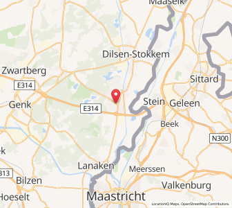 Map of Mechelen-aan-de-Maas, Flanders