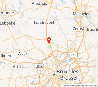 Map of Meise, Flanders