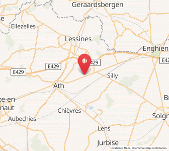 Map of Meslin-l'Évêque, Wallonia