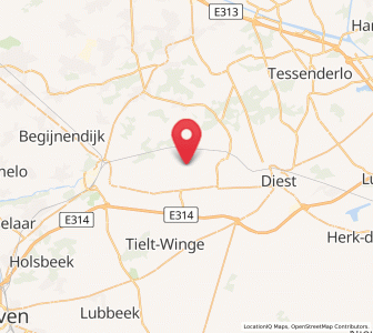 Map of Messelbroek, Flanders