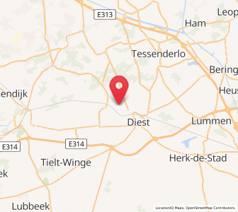 Map of Molenstede, Flanders