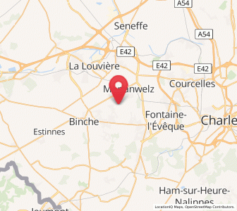Map of Mont-Sainte-Aldegonde, Wallonia