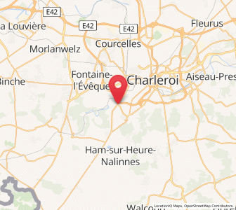Map of Montigny-le-Tilleul, Wallonia