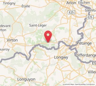 Map of Musson, Wallonia