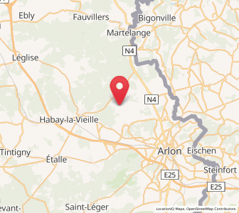 Map of Nobressart, Wallonia