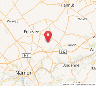 Map of Noville-les-Bois, Wallonia
