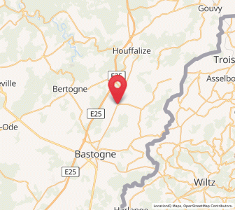 Map of Noville, Wallonia