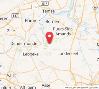 Map of Opdorp, Flanders