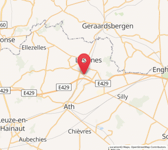 Map of Papignies, Wallonia