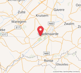 Map of Petegem-aan-de-Schelde, Flanders