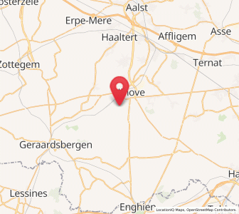 Map of Pollare, Flanders