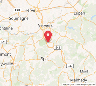 Map of Polleur, Wallonia