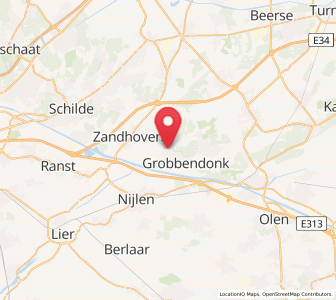 Map of Pulle, Flanders