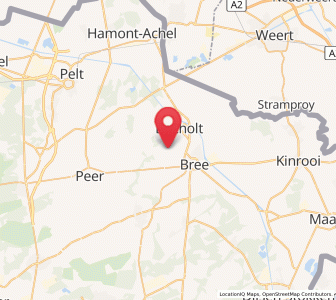 Map of Reppel, Flanders