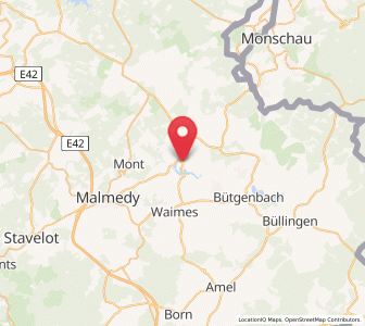 Map of Robertville, Wallonia