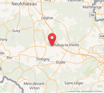 Map of Rulles, Wallonia