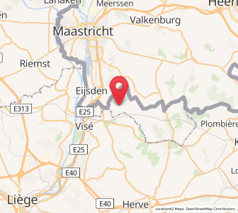 Map of Fouron-le-Comte, Flanders