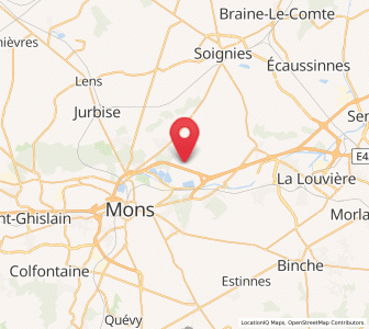 Map of Saint-Denis, Wallonia