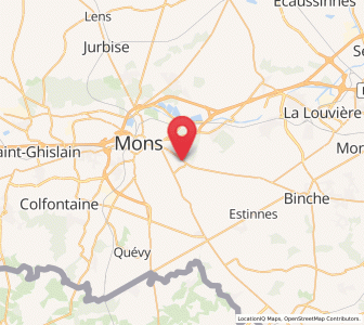 Map of Saint-Symphorien, Wallonia