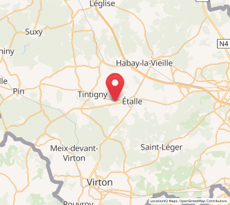 Map of Sainte-Marie-sur-Semois, Wallonia