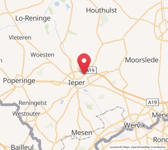 Map of Sint-Jan, Flanders