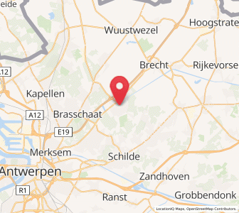 Map of Sint-Job-in-'t-Goor, Flanders