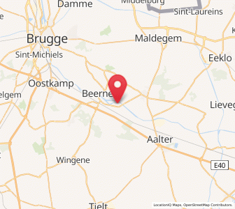 Map of Sint-Joris, Flanders