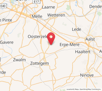 Map of Sint-Lievens-Houtem, Flanders
