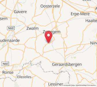 Map of Sint-Maria-Oudenhove, Flanders