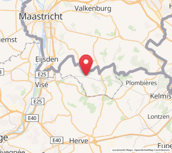 Map of Fourons (Fouron-Saint-Martin), Flanders