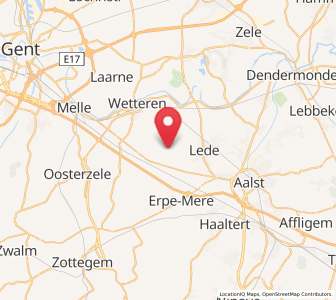 Map of Smetlede, Flanders