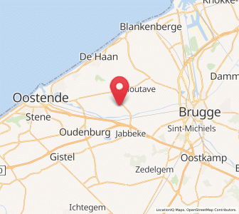 Map of Stalhille, Flanders