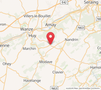 Map of Strée-lez-Huy, Wallonia