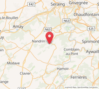 Map of Tavier, Wallonia