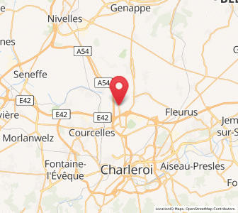 Map of Thiméon, Wallonia