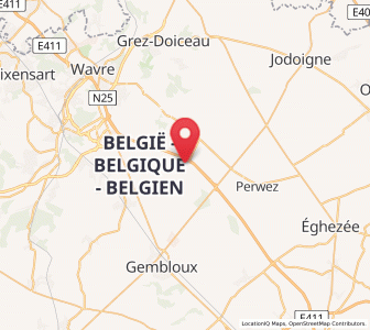 Map of Tourinnes-Saint-Lambert, Wallonia