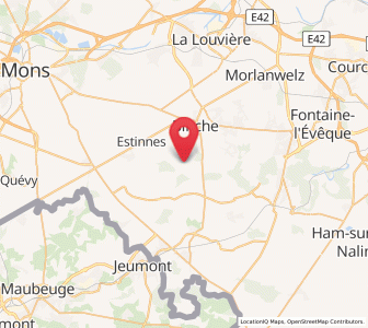 Map of Vellereille-les-Brayeux, Wallonia