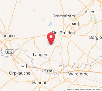 Map of Velm, Flanders