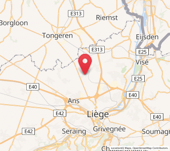 Map of Villers-Saint-Siméon, Wallonia