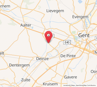 Map of Vosselare, Flanders