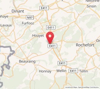 Map of Wanlin, Wallonia
