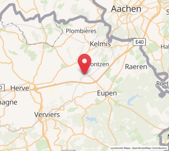 Map of Welkenraedt, Wallonia