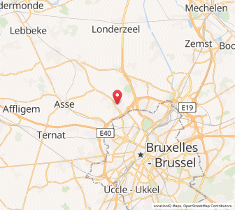 Map of Wemmel, Flanders