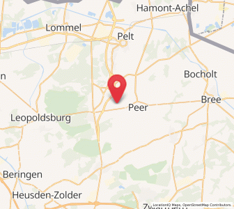 Map of Wijchmaal, Flanders