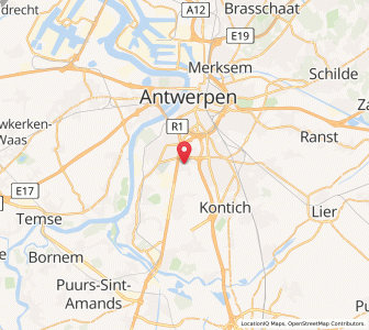 Map of Wilrijk, Flanders