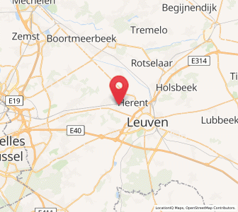 Map of Winksele, Flanders